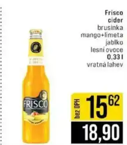 Jip Frisco cider nabídka