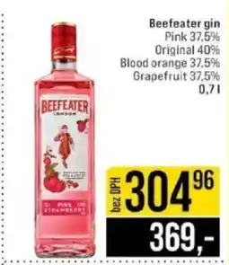 Jip Beefeater gin nabídka