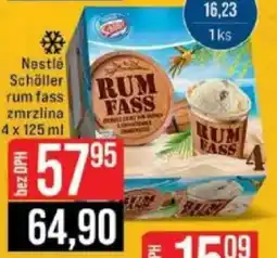 Jip Nestlé Schöller rum fass zmrzlina nabídka