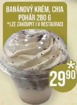 Jip Banánový krém, chia pohár nabídka