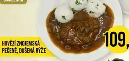 Jip Hovězí znojemská pečeně, dušená rýže nabídka