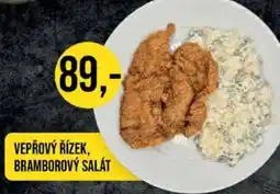 Jip Vepřový řízek, bramborový salát nabídka