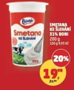 Penny Market Smetana ke šlehání 31% Boni nabídka