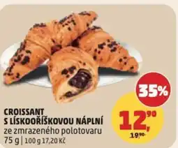 Penny Market Croissant s lískooříškovou náplní nabídka