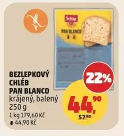 Penny Market Bezlepkový chléb pan blanco nabídka