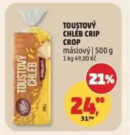 Penny Market Toustový chléb Crip Crop nabídka
