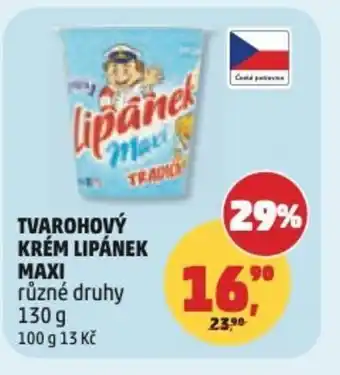 Penny Market Tvarohový krém Lipánek maxi nabídka