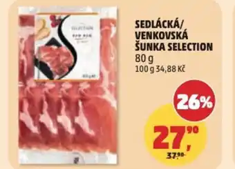 Penny Market Sedlácká/ venkovská šunka selection nabídka