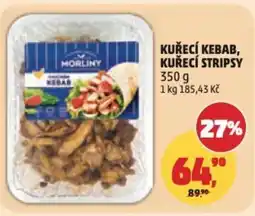 Penny Market Kuřecí kebab, kuřecí stripsy nabídka