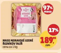 Penny Market Maso moravské uzené Řezníkův Talíř nabídka