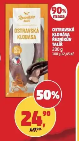 Penny Market Ostravská klobása Řezníkův Talíř nabídka