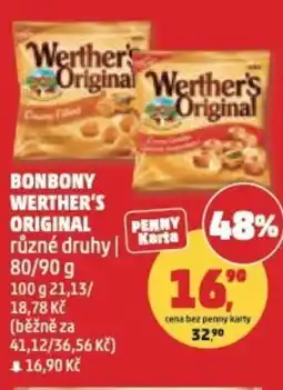 Penny Market Bonbony Werther's original nabídka