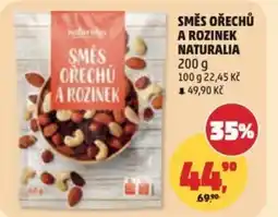 Penny Market Směs ořechů a rozinek Naturalia nabídka