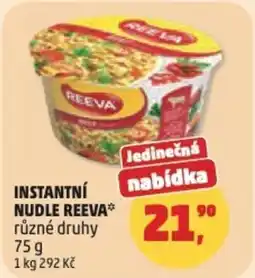 Penny Market Instantní nudle Reeva nabídka
