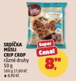 Penny Market Srdíčka müsli Crip Crop nabídka