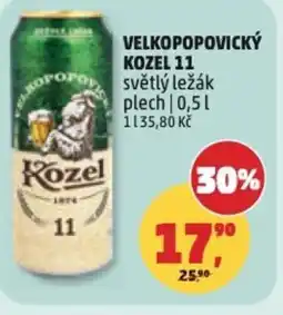 Penny Market Velkopopovický Kozel 11 nabídka