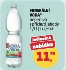 Penny Market Minerální voda* neperlivá s příchutí jahody nabídka