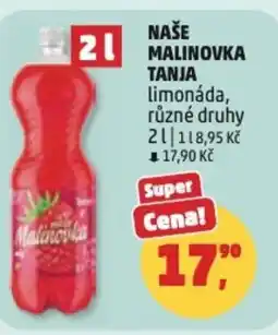 Penny Market Naše malinovka tanja limonáda nabídka