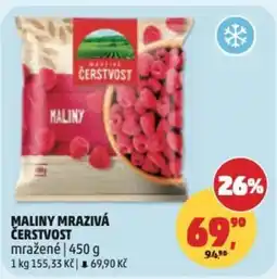 Penny Market Maliny mrazivá čerstvost nabídka