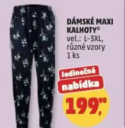 Penny Market Dámské maxi kalhoty nabídka