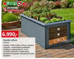 Bauhaus Vysoký záhon nabídka