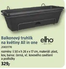 Bauhaus Balkonový truhlík elho na květiny All in one nabídka