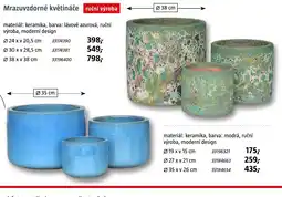 Bauhaus Mrazuvzdorné květináče nabídka