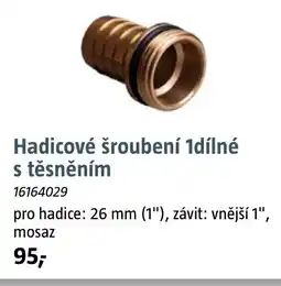 Bauhaus Hadicové šroubení 1dílné s těsněním nabídka