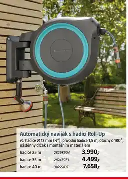 Bauhaus Automatický naviják s hadicí Roll-Up nabídka