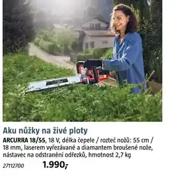 Bauhaus Aku nůžky na živé ploty nabídka