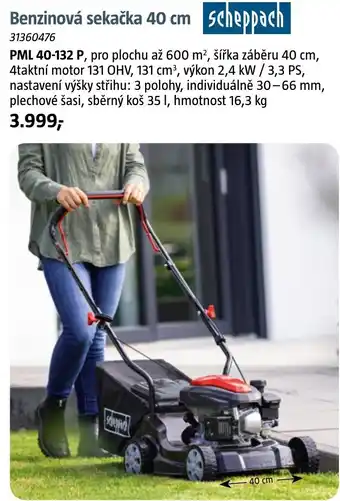 Scheppach Benzinová sekačka 40 cm