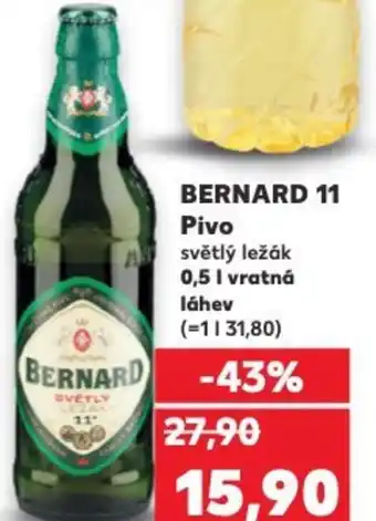 Kaufland BERNARD 11 Pivo nabídka