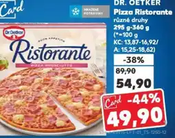Kaufland DR. OETKER Pizza Ristorante nabídka