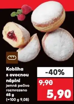 Kaufland Kobliha s ovocnou náplní jemné pečivo nabídka