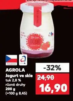 Kaufland AGROLA Jogurt ve skle nabídka