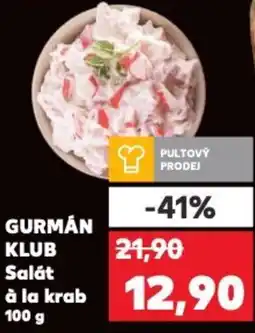 Kaufland GURMÁN KLUB Salát à la krab nabídka
