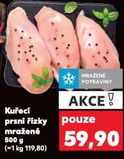 Kaufland Kuřecí prsní řízky mražené nabídka