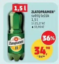 Penny Market Zlatopramen světlý ležák 1,5 l nabídka