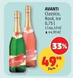 Penny Market AVANTI Classico, Rosé, Ice 0,75 l nabídka