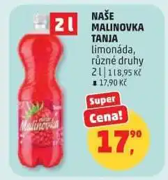Penny Market NAŠE MALINOVKA TANJA nabídka