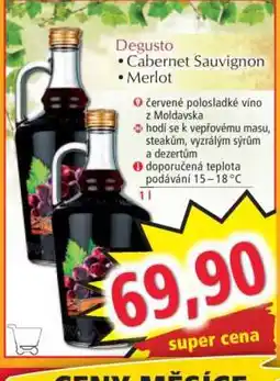 Norma Degusto Cabernet Sauvignon Merlot nabídka