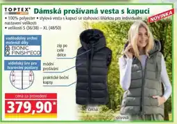 Norma Dámská prošívaná vesta s kapucí nabídka