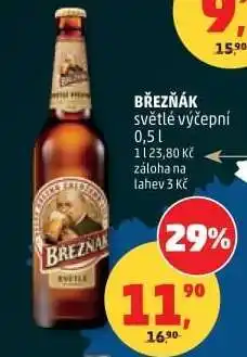 Penny Market Březňák světlé výčepní 0,5 l nabídka