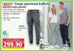 Norma Cargo sportovní kalhoty, dámské nebo pánské nabídka