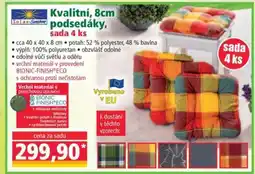 Norma Kvalitní, 8cm podsedáky, sada 4 ks nabídka