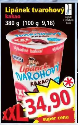 Norma Lipánek Tvarohový kakao nabídka