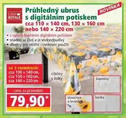 Norma Průhledný ubrus s digitálním potiskem nabídka