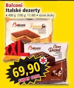 Norma Balconi Italské dezerty nabídka