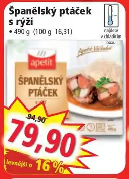 Norma Španělský ptáček s rýží nabídka