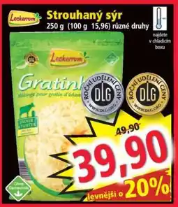 Norma Strouhaný sýr nabídka